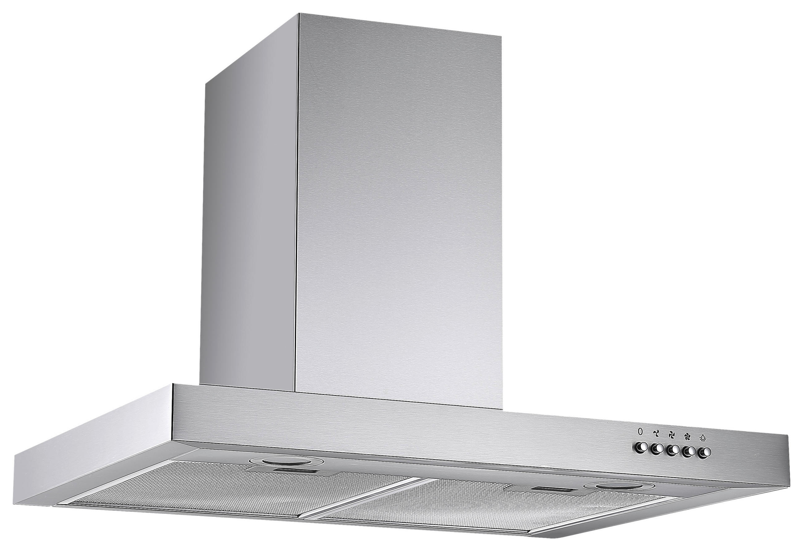 DUNSTABZUGSHAUBE CH22098IXB  - Edelstahlfarben, Trend, Glas/Metall (60/48-86/50cm) - Respekta