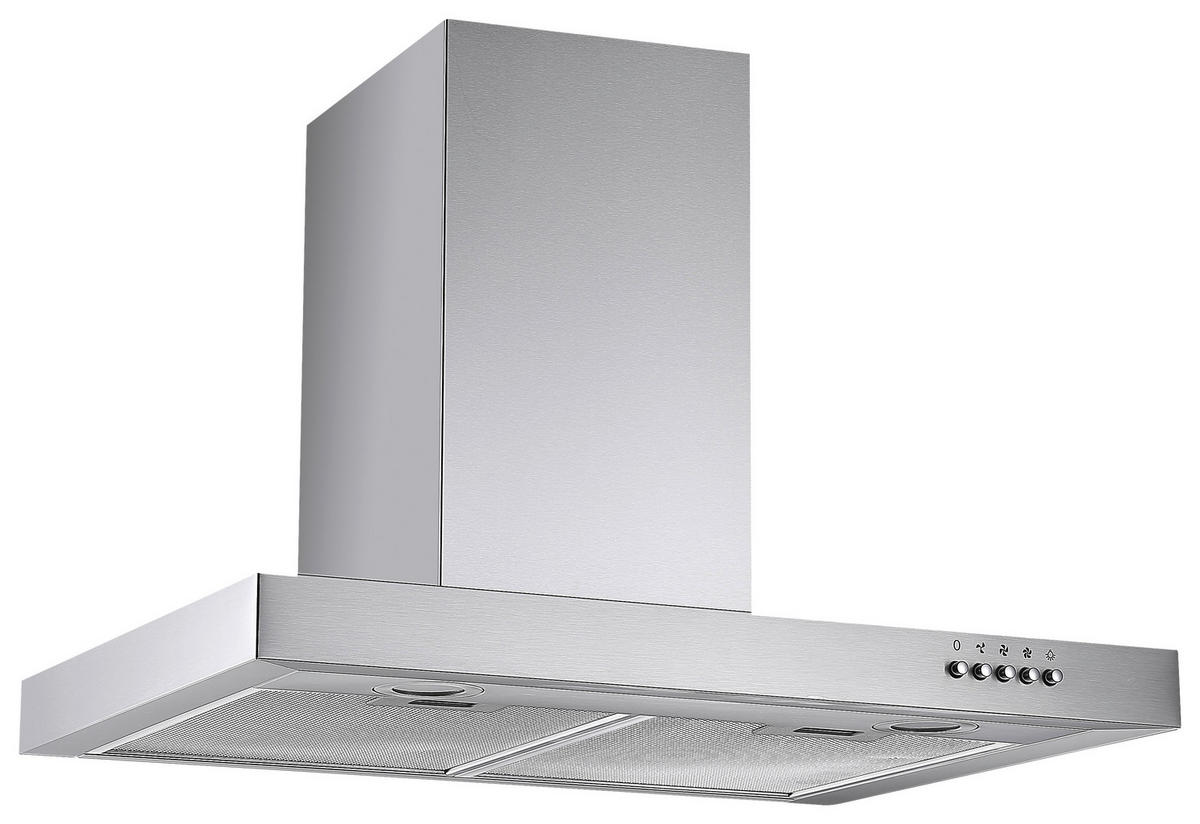 DUNSTABZUGSHAUBE CH22098IXB  - Edelstahlfarben, Trend, Glas/Metall (60/48-86/50cm) - Respekta