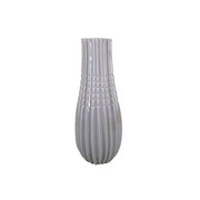 VASE 30 cm - Grau, Design, Keramik (12,5/30cm) - Ambia Home