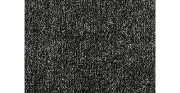 SESSEL in Chenille, Mikrofaser Anthrazit  - Anthrazit/Schwarz, Design, Textil/Metall (68/78/76cm) - Johann Jakob