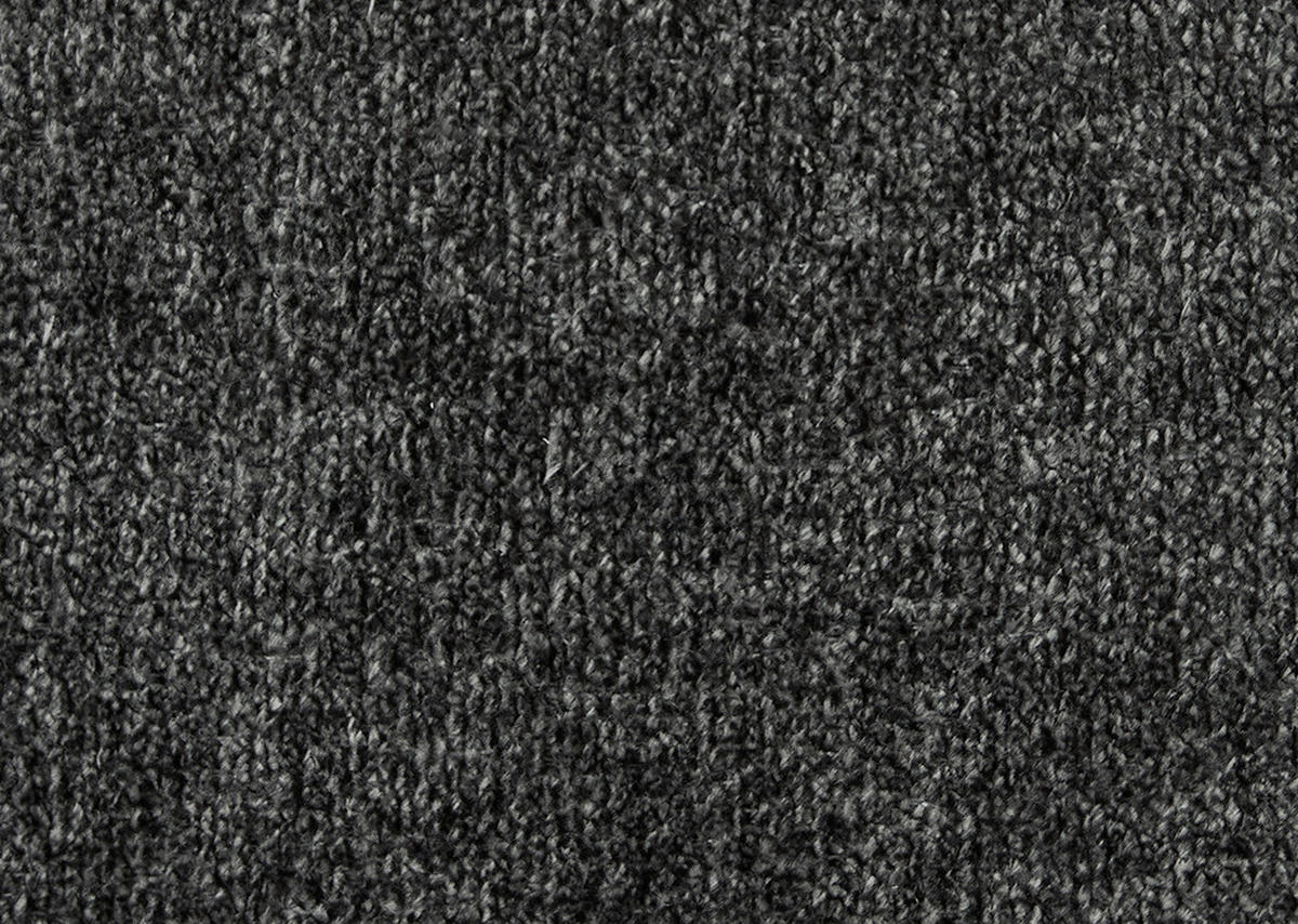 SESSEL in Chenille, Mikrofaser Anthrazit  - Anthrazit/Schwarz, Design, Textil/Metall (68/78/76cm) - Johann Jakob