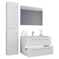 BADRUM 113 cm  - vit, Modern, trämaterial/keramik (113cm) - MID.YOU