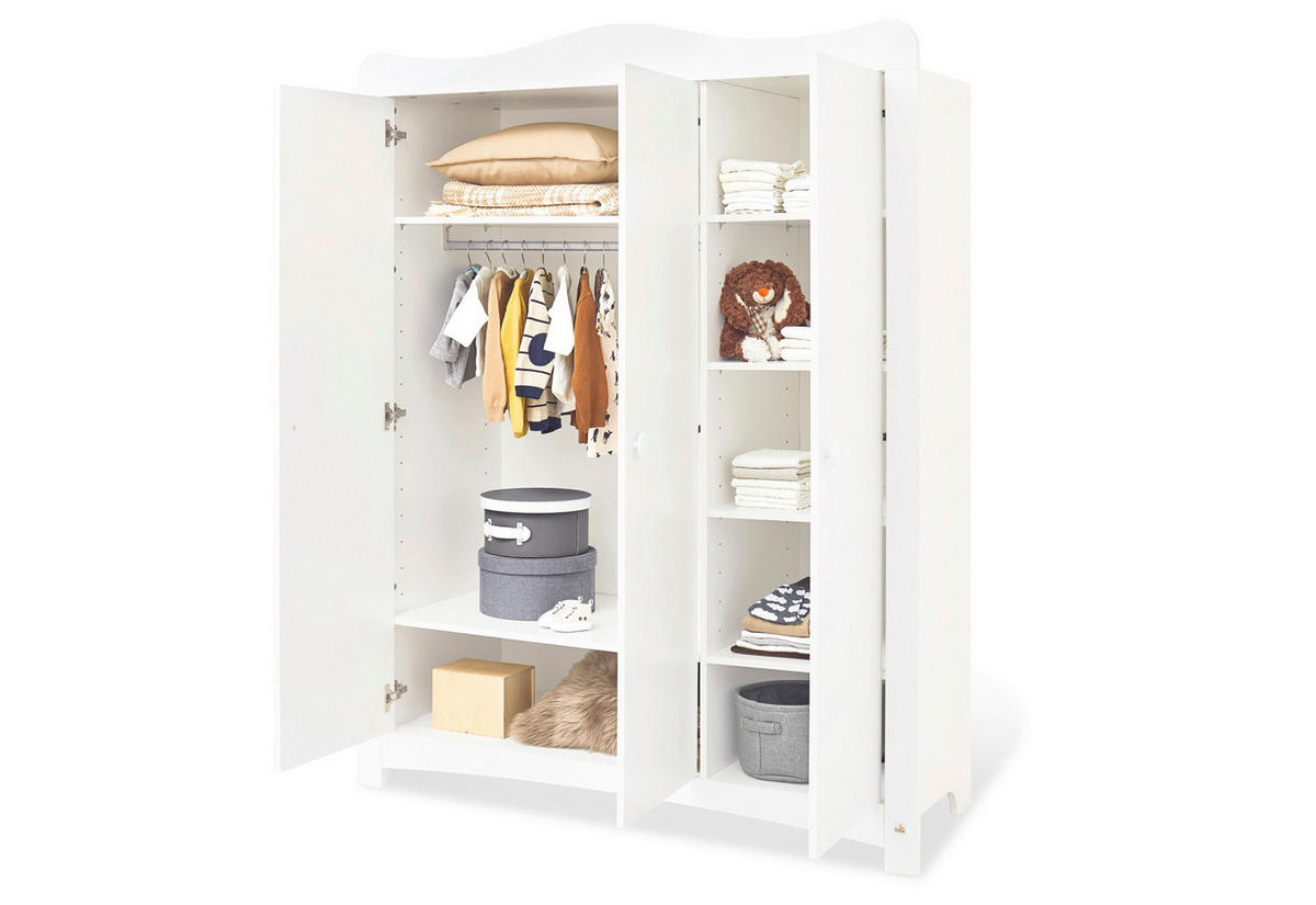 BABYZIMMER PINOLINO FLORENTINA  - Weiß, Trend, Holz/Holzwerkstoff - Pinolino