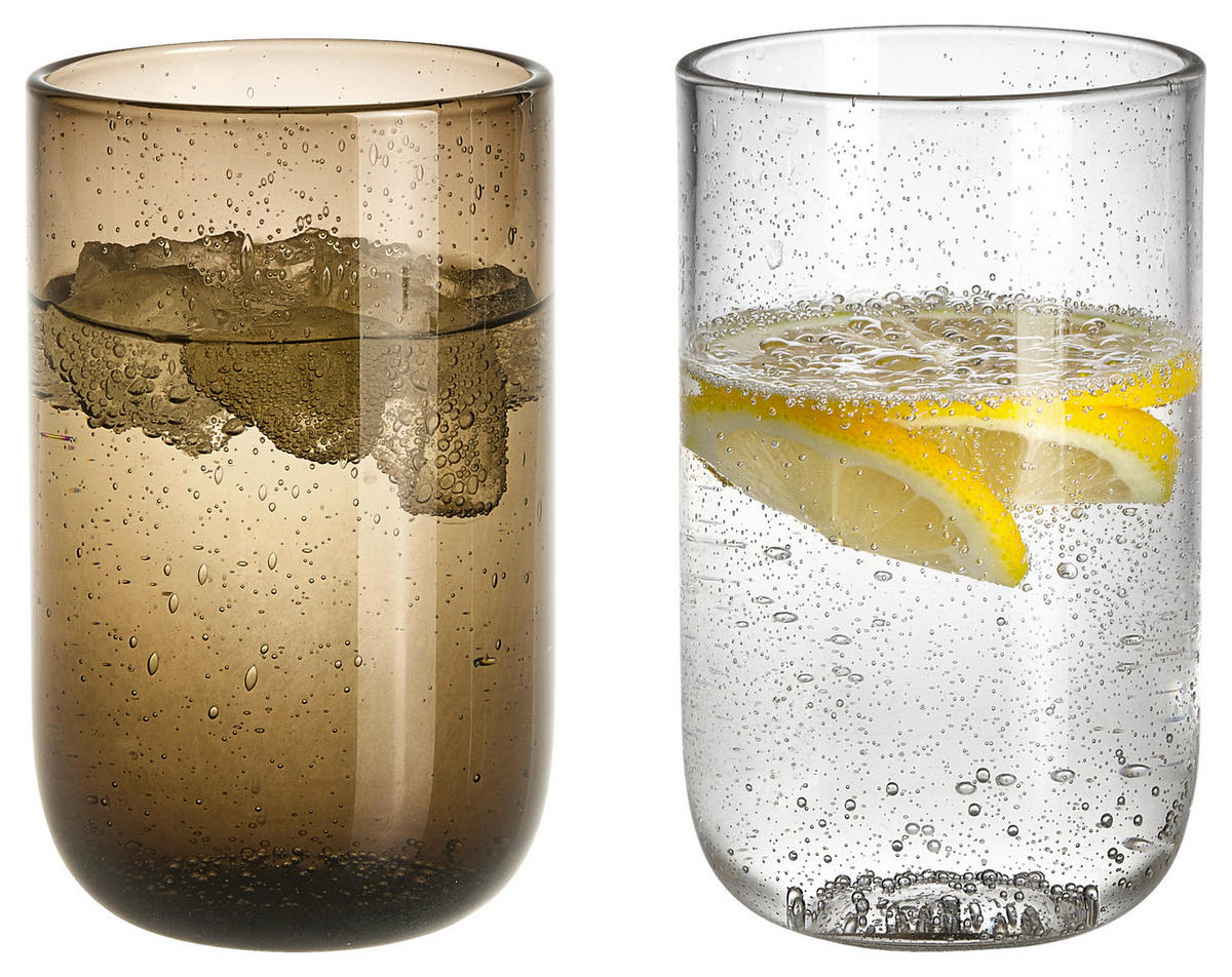 TRINKGLAS 480 ml  - Braun, Trend, Glas (8/13cm) - Novel