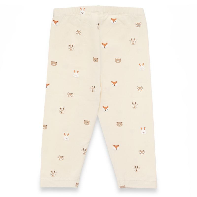 LEGGINGS Forest animals - Creme, Basics, Textil (68null) - Avelia