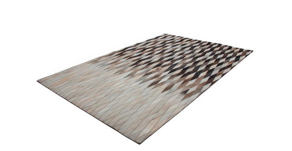 WEBTEPPICH 80/150 cm Grau  - Grau, Design, Leder/Textil (80/150cm) - Novel