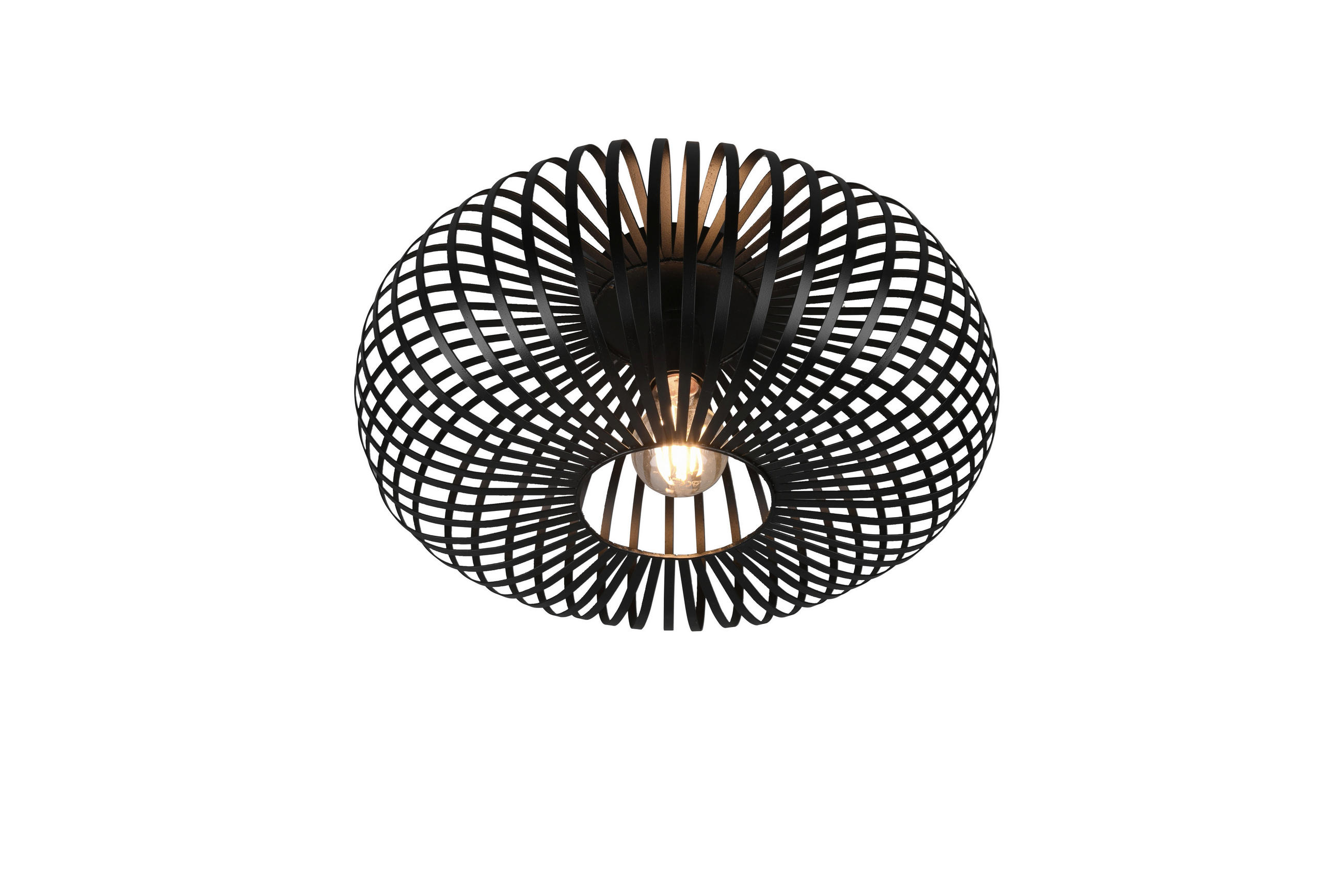DECKENLEUCHTE 40/17 cm   - Schwarz, Design, Metall (40/17cm) - Trio Leuchten