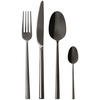 BESTECKSET 24-teilig Edelstahl  - Schwarz, Basics, Metall - Sambonet
