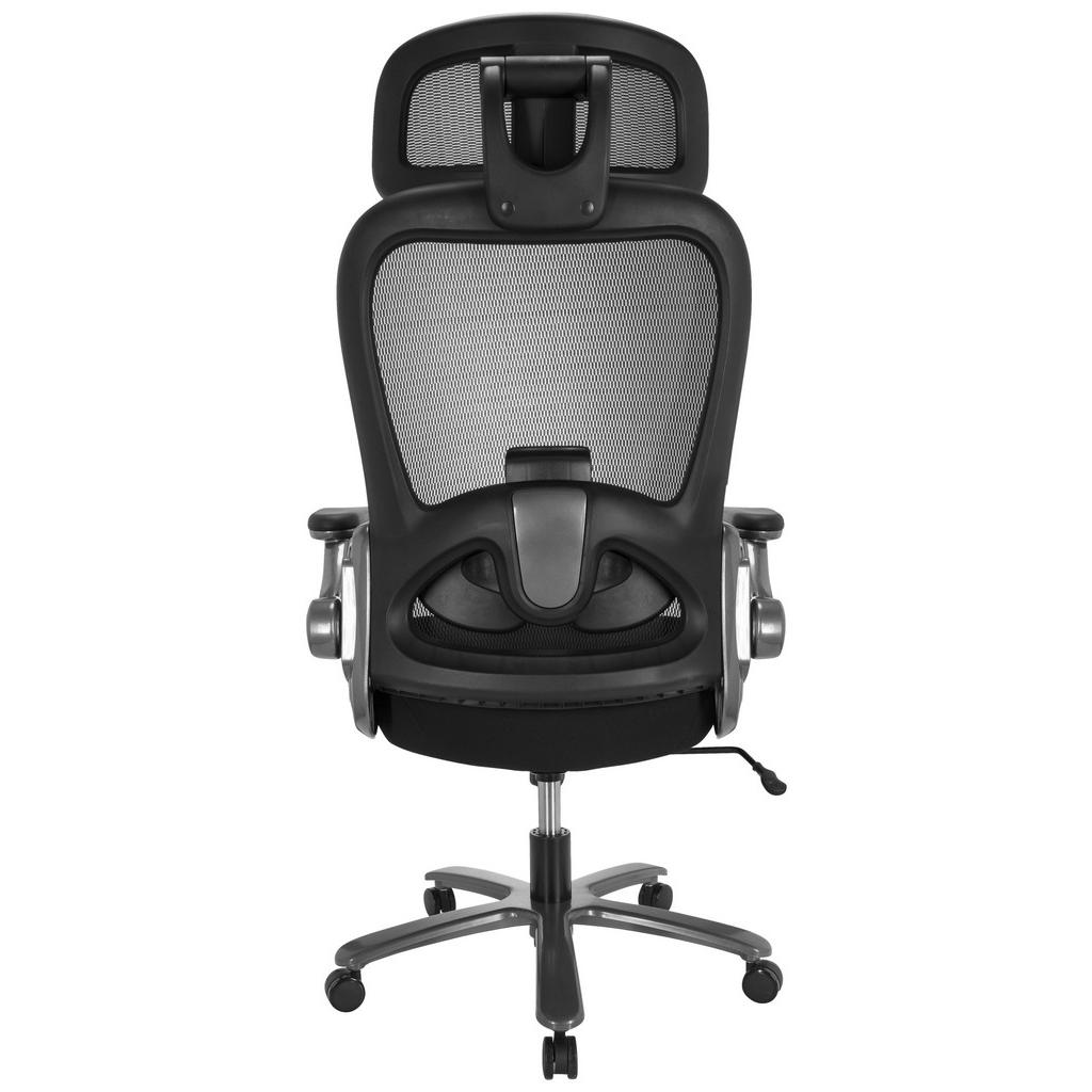 Thumbnail - Mid.you Drehstuhl, Schwarz, Silber, Textil, Drehkreuz, 75x142x63 cm, Wippmechanik mit Härtegradeinstellung, Arbeitszimme...