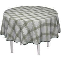 TISCHDECKE KARO Textil Grün 140 cm  - Grün, ROMANTIK / LANDHAUS, Textil (140cm) - Peyer Syntex