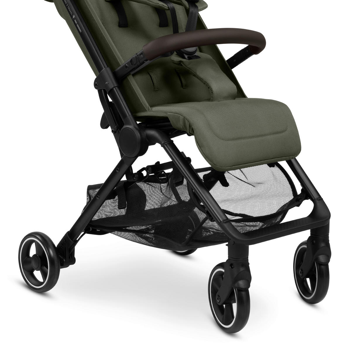 BUGGY Ping 3 Travel  - Dunkelgrün/Schwarz, Basics, Metall (51/107/81cm) - ABC Design