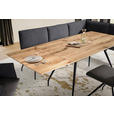 ECKBANK 225/165 cm in Anthrazit - Anthrazit/Schwarz, Design, Textil/Metall (225/165cm) - Moderano