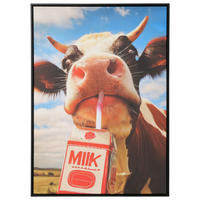 BILD  - Blau/Rot, Trend, Naturmaterialien/Kunststoff (70/4/50cm)