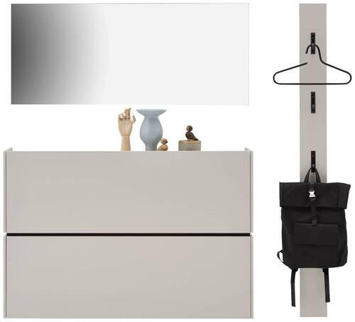 GARDEROBE in 170/200/22 cm - Kaschmir, Design, Holzwerkstoff (170/200/22cm) - Voleo