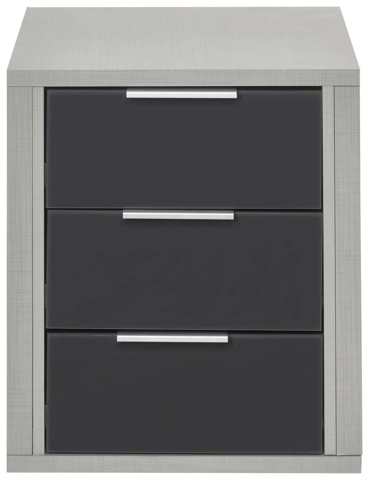 SCHUBKASTENEINSATZ 48/51/50 cm   - Grau, Modern, Glas/Holzwerkstoff (48/51/50cm) - MID.YOU