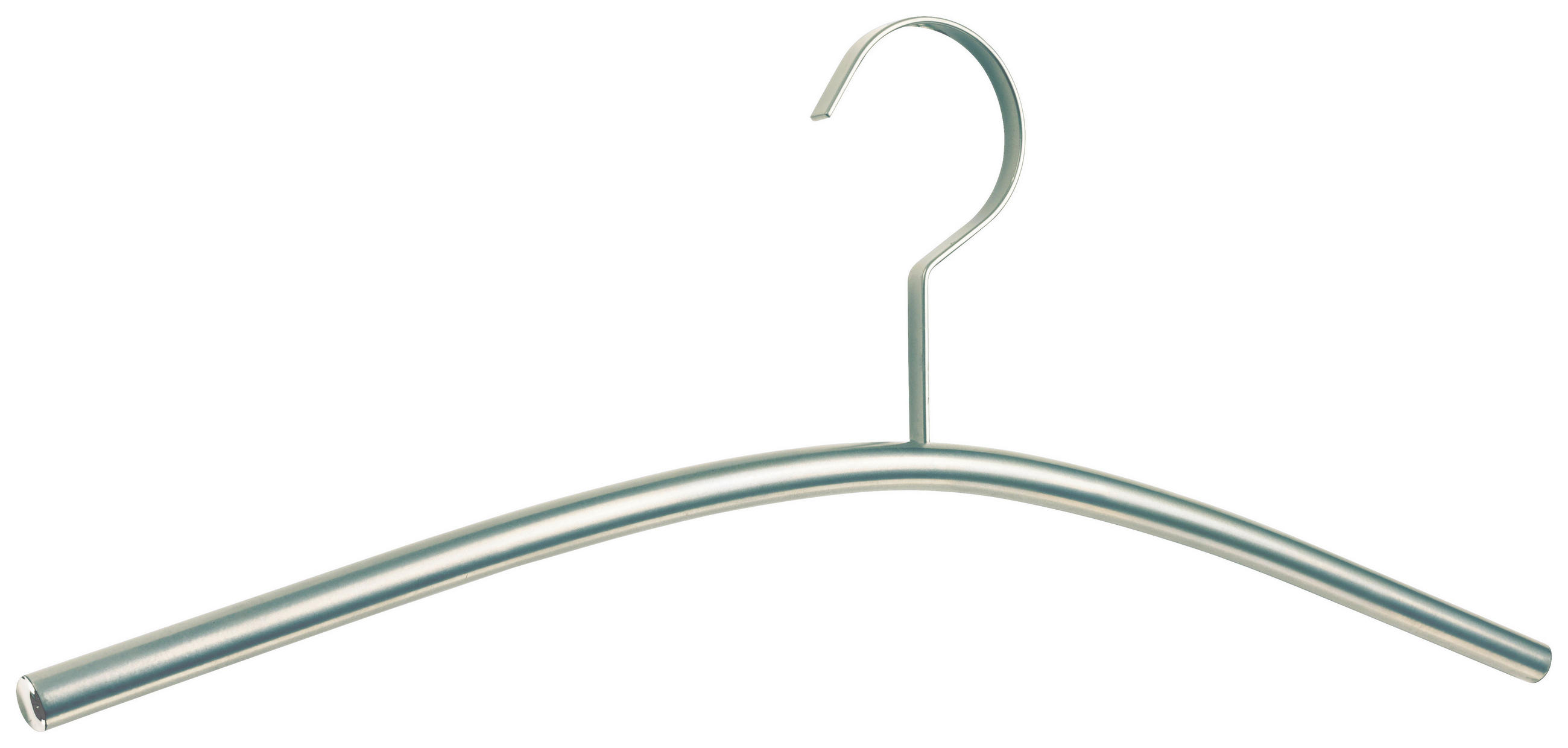 KLEIDERBÜGEL 45 cm Metall  - Edelstahlfarben, Design, Metall (45cm)