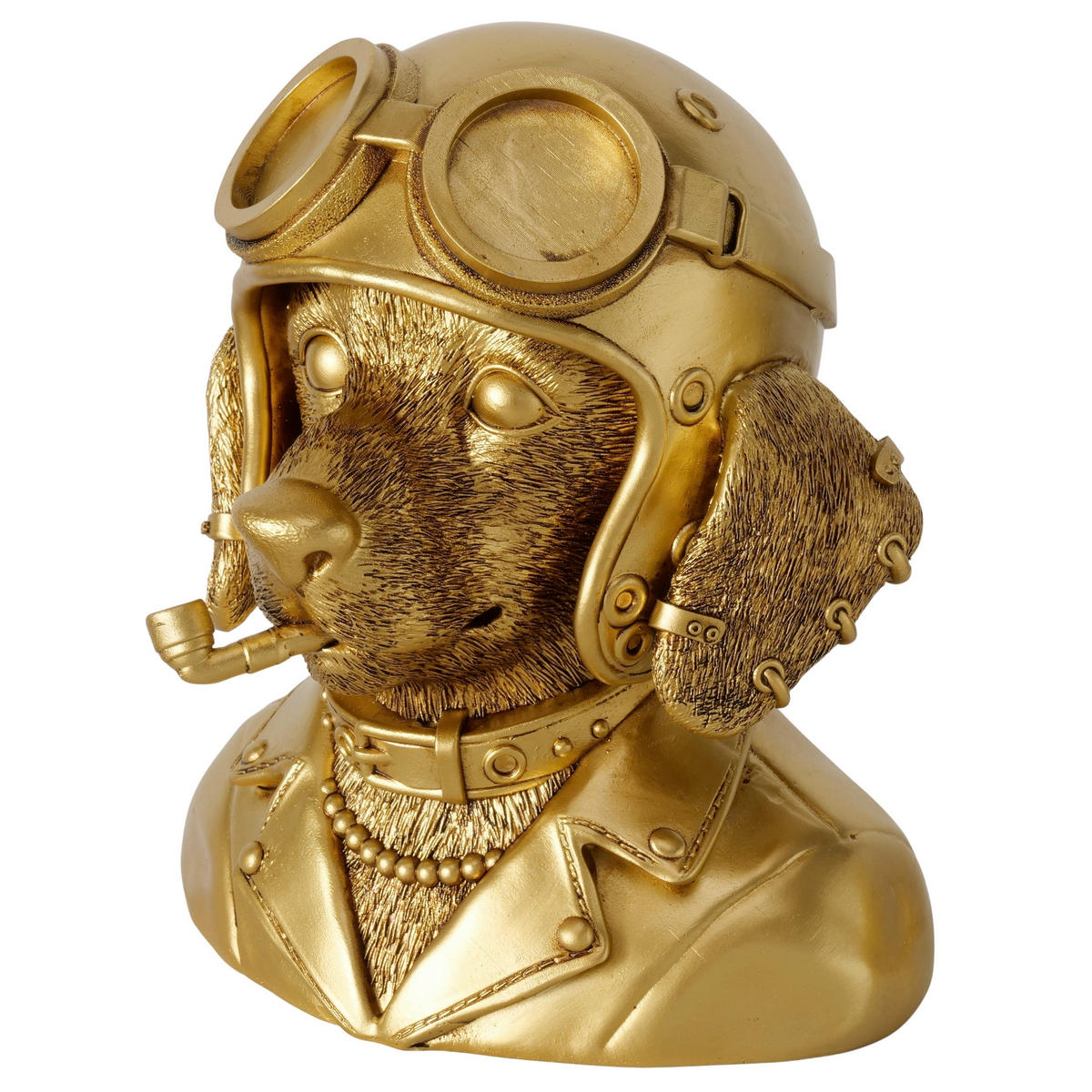 SKULPTUR - guldfärgad, Basics, plast (21/22/26cm)