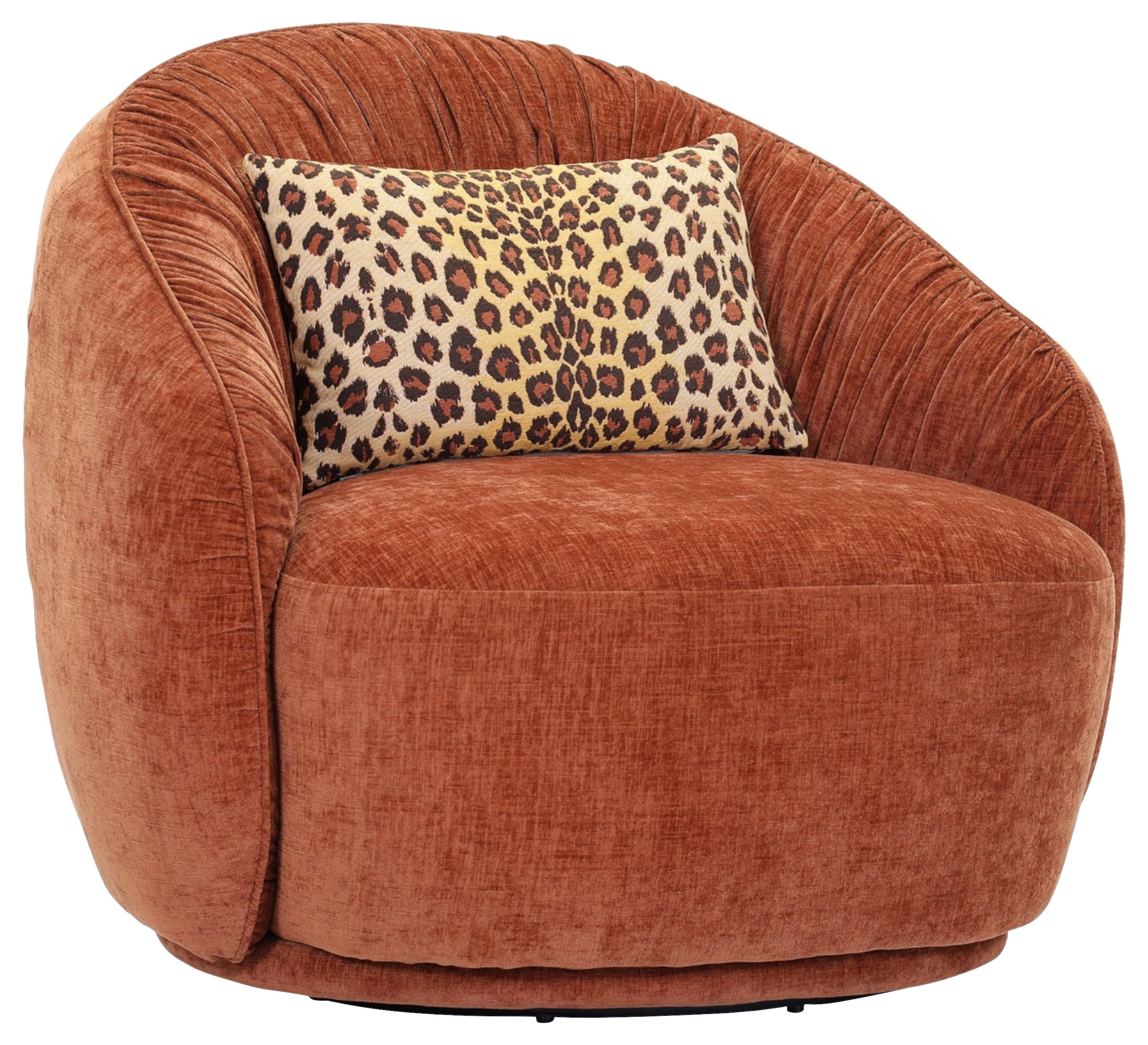 DESIGNSESSEL in Flachgewebe Kupferfarben  - Schwarz/Kupferfarben, Design, Textil/Metall (101/79/96cm) - Landscape