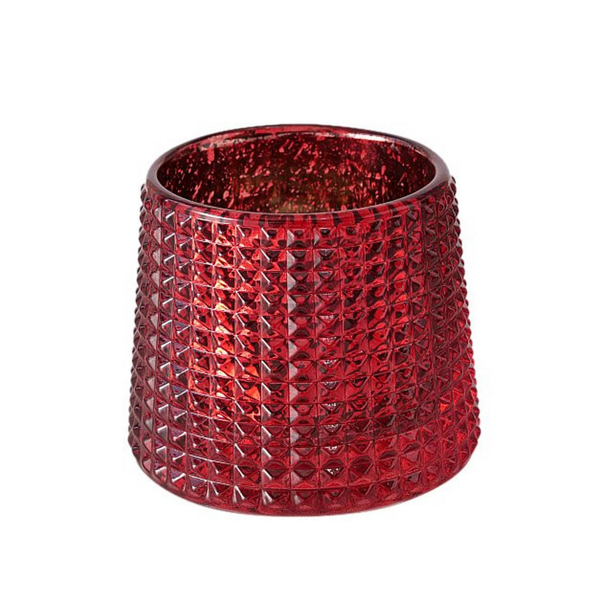 TEELICHTGLAS - Rot, LIFESTYLE, Glas (8/7cm)