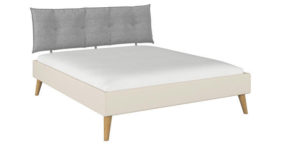 BETT 180/200 cm  in Champagner  - Wildeiche/Champagner, Design, Holz/Holzwerkstoff (180/200cm) - Carryhome