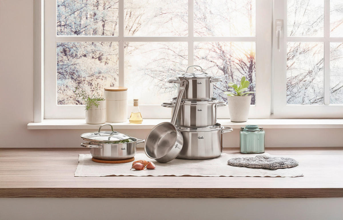 Set De Oale 5 piese  - argintiu, Basics, metal - Fissler