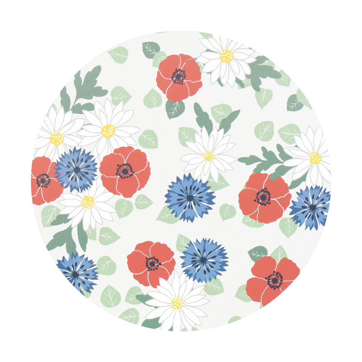 BORDSTABLETT Midsummer plast multicolor 38/38 cm  - multicolor, Basics, plast (38/38cm)