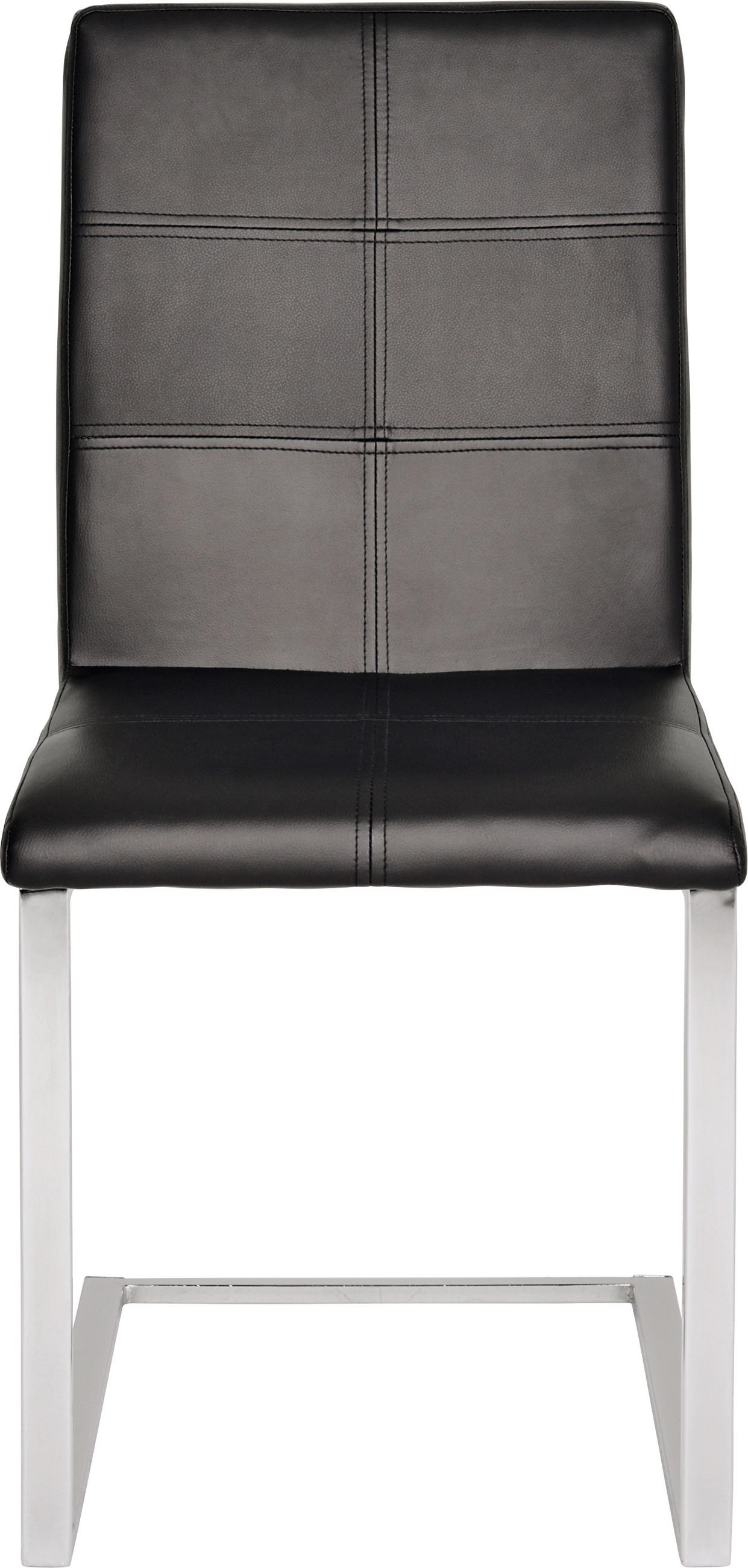 NIHAJNI STOL, kovina, tekstil črna, barve kroma - barve kroma/črna, Design, kovina/tekstil (44/91/52cm) - Carryhome