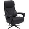RELAXSESSEL in Leder Anthrazit  - Anthrazit/Schwarz, Design, Leder/Metall (75/106/88cm) - Dieter Knoll