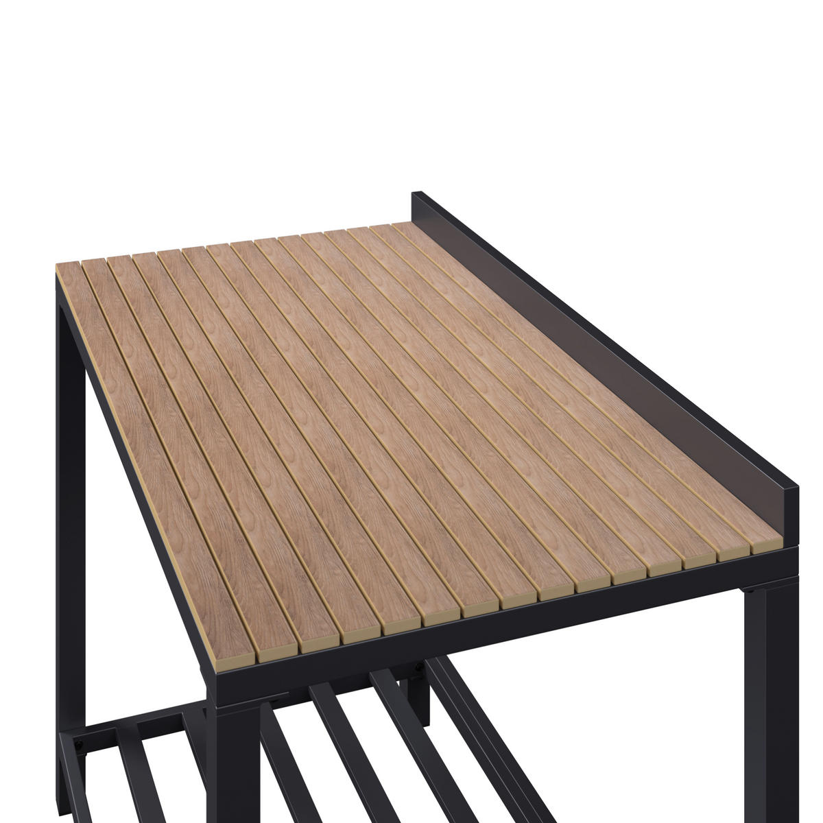 VONKAJŠIA KUCHYŇA  - prírodná farba/antracitová, Modern, kov/plast (110/90/61cm) - Ambia Garden