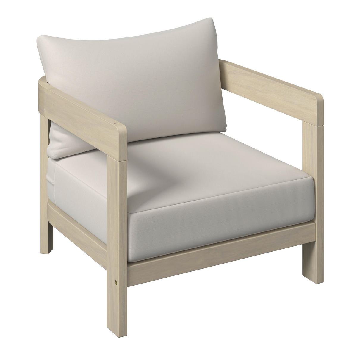 LOUNGEGARNITUR   146/62/70 cm Akazie massiv  - Akaziefarben, MODERN, Holz/Kunststoff (146/62/70cm) - Ambia Garden