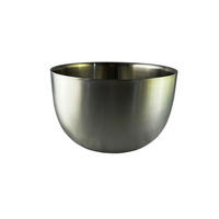 SCHÜSSEL   - Edelstahlfarben, Basics, Metall (22,5/14cm) - Homeware Profession.