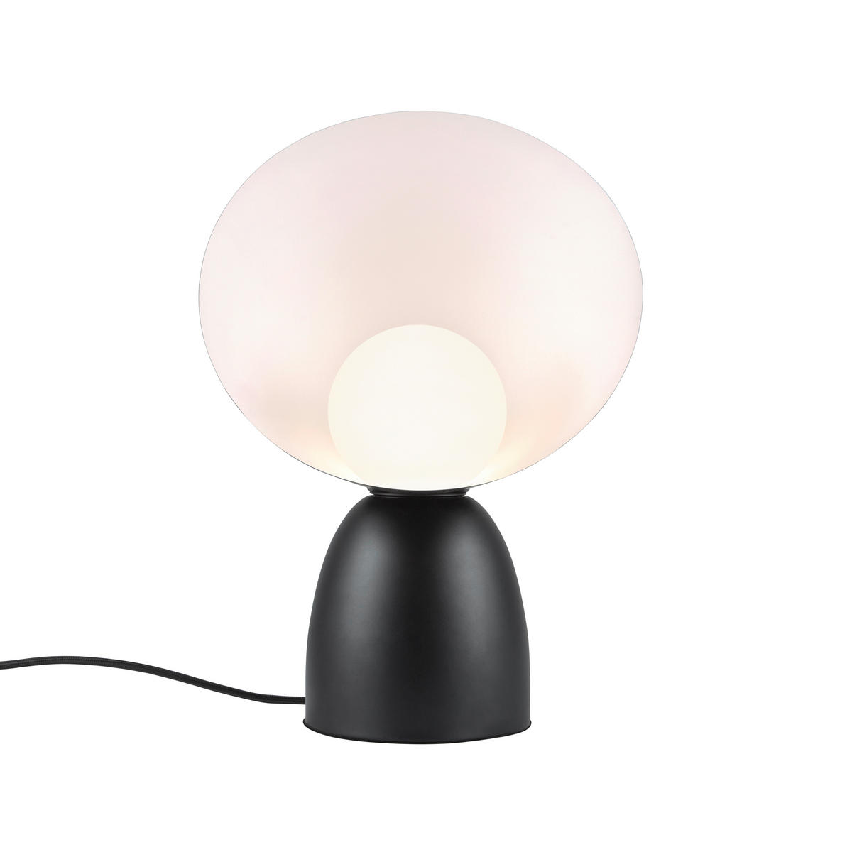 TISCHLEUCHTE HELLO 15/35 cm   - Schwarz/Weiß, Design, Glas/Metall (15/35cm) - Nordlux