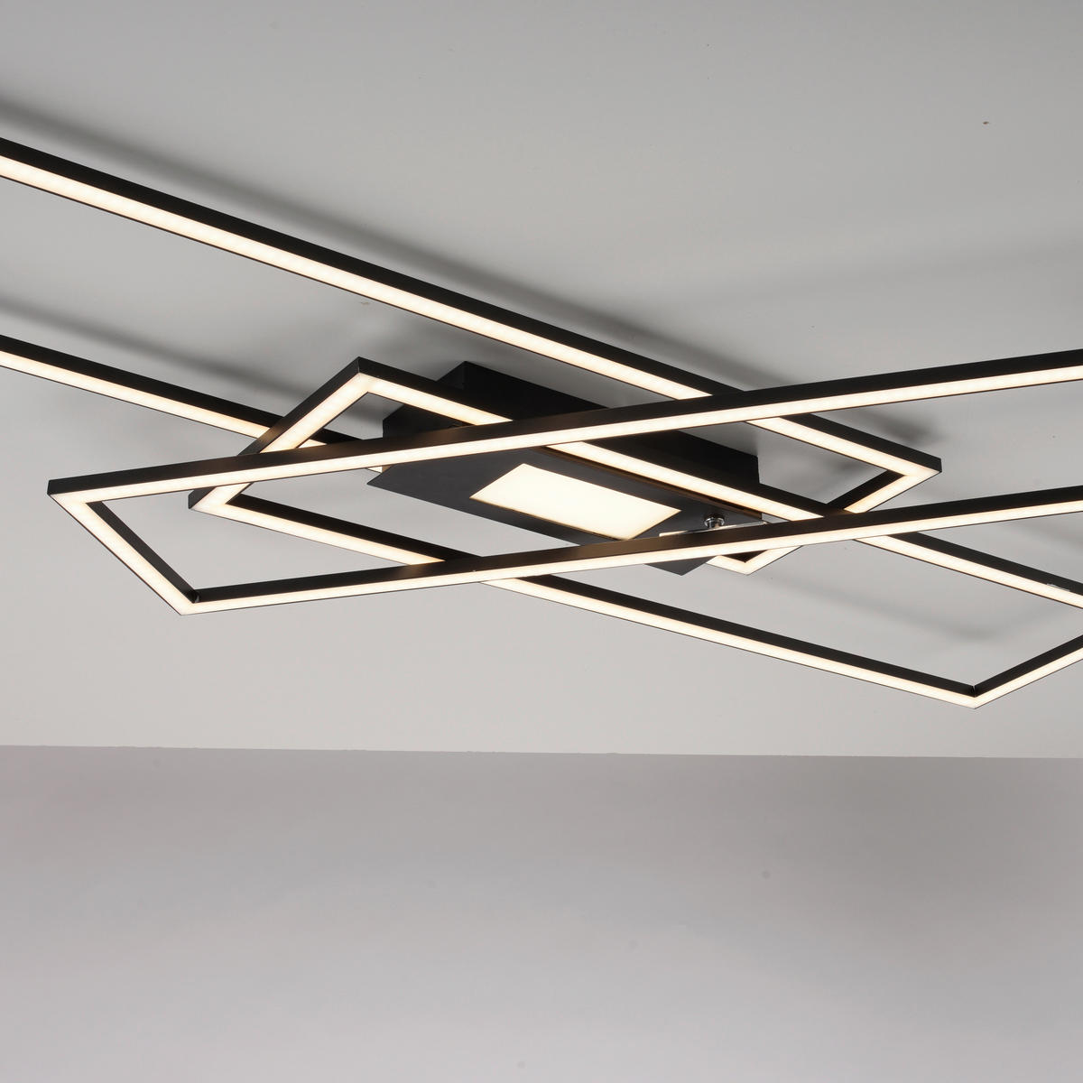LED SVJETILJKA STROPNA Asmin  - crna, Trend, metal/plastika (99,2/69,4/5,1cm)