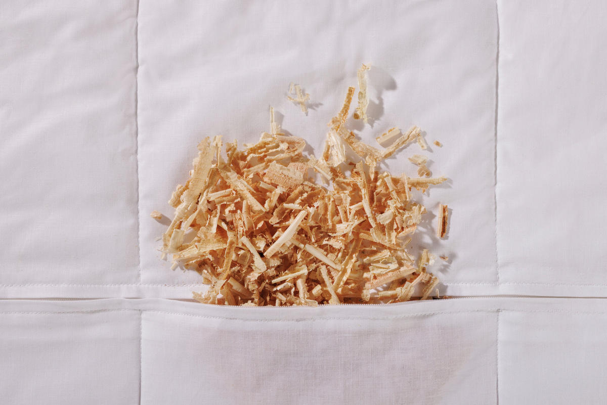 Duftkissen Zirbenaroma  - Naturfarben, Basics, Textil (40/12/80cm) - Bio:Vio