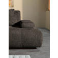 SCHLAFSOFA  in Chenille Anthrazit  - Anthrazit/Schwarz, KONVENTIONELL, Kunststoff/Textil (235-255/80/116-138cm) - Carryhome
