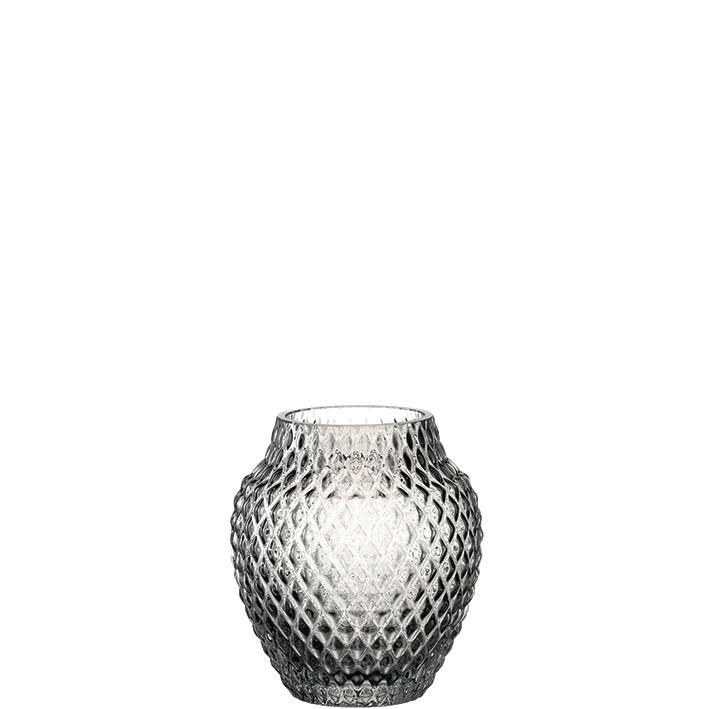 VAZA  10/11 cm    staklo  - siva, Osnovno, staklo (10/11cm) - Leonardo