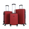 REISEKOFFERSET Bordeaux 3-teilig  - Bordeaux, Basics, Kunststoff/Textil - Novel