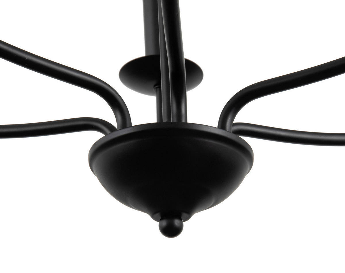 HÄNGELEUCHTE 45/130 cm  - Schwarz, Trend, Metall (45/130cm) - Novel
