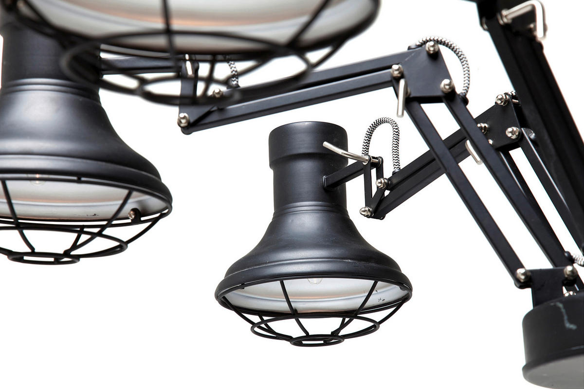 HÄNGELEUCHTE 110/60/110 cm   - Schwarz, Trend, Metall (110/60/110cm) - Kare-Design