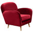 SESSEL in Textil, Holzwerkstoff Rot - Rot/Kieferfarben, Trend, Holz/Holzwerkstoff (82/88/92cm) - Carryhome SESSEL in Textil, Holzwerkstoff Rot - Rot/Kieferfarben, Trend, Holz/Holzwerkstoff (82/88/92cm) - Carryhome