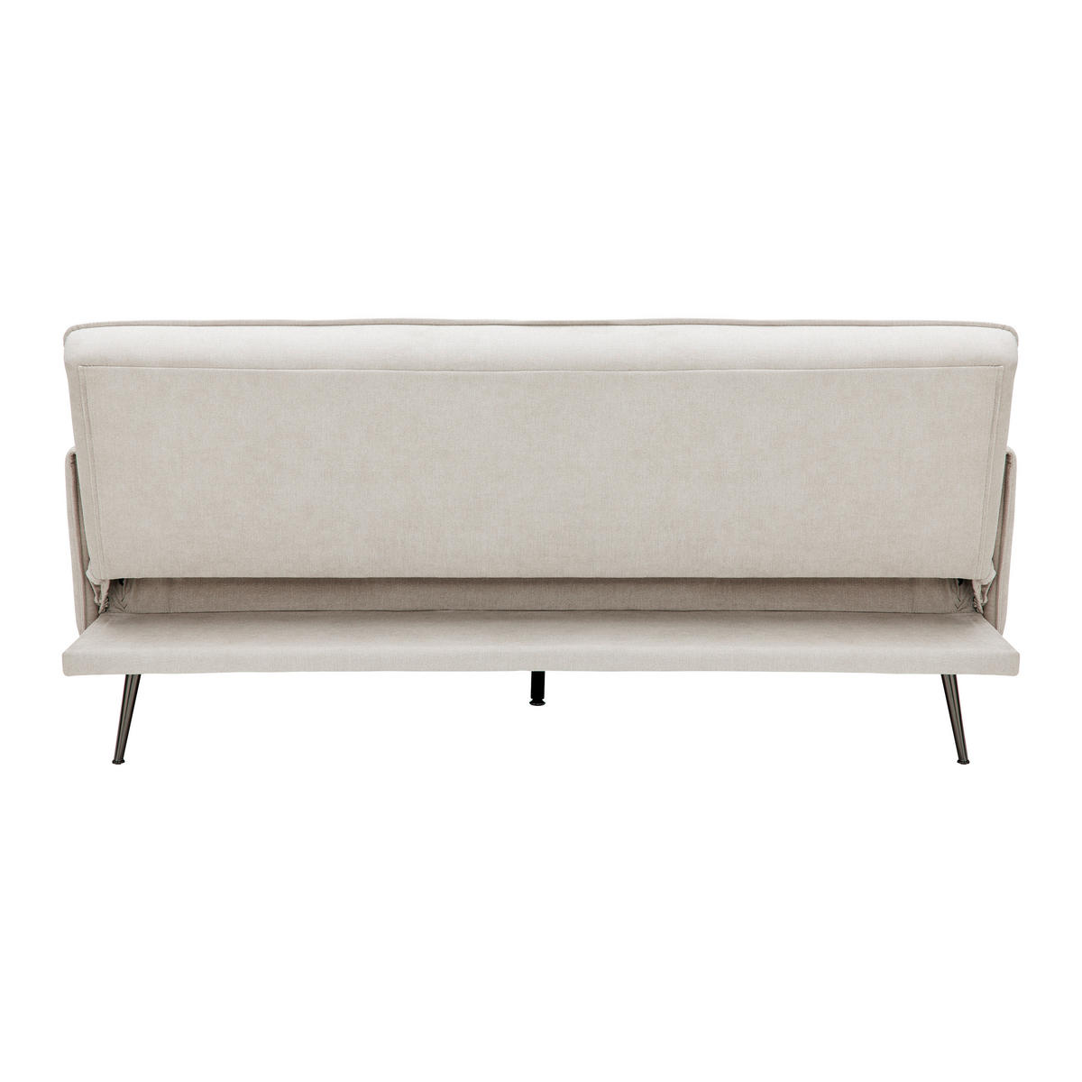 SCHLAFSOFA in Webstoff Beige  - Beige/Anthrazit, MODERN, Holz/Textil (193/117/25,5cm) - Bessagi Home