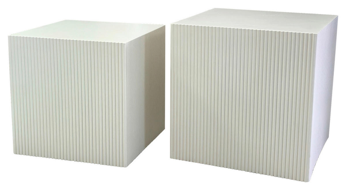 COUCHTISCHSET quadratisch Kaschmir  - Kaschmir, Design, Holzwerkstoff (45/40/45/40/45/40cm) - Xora