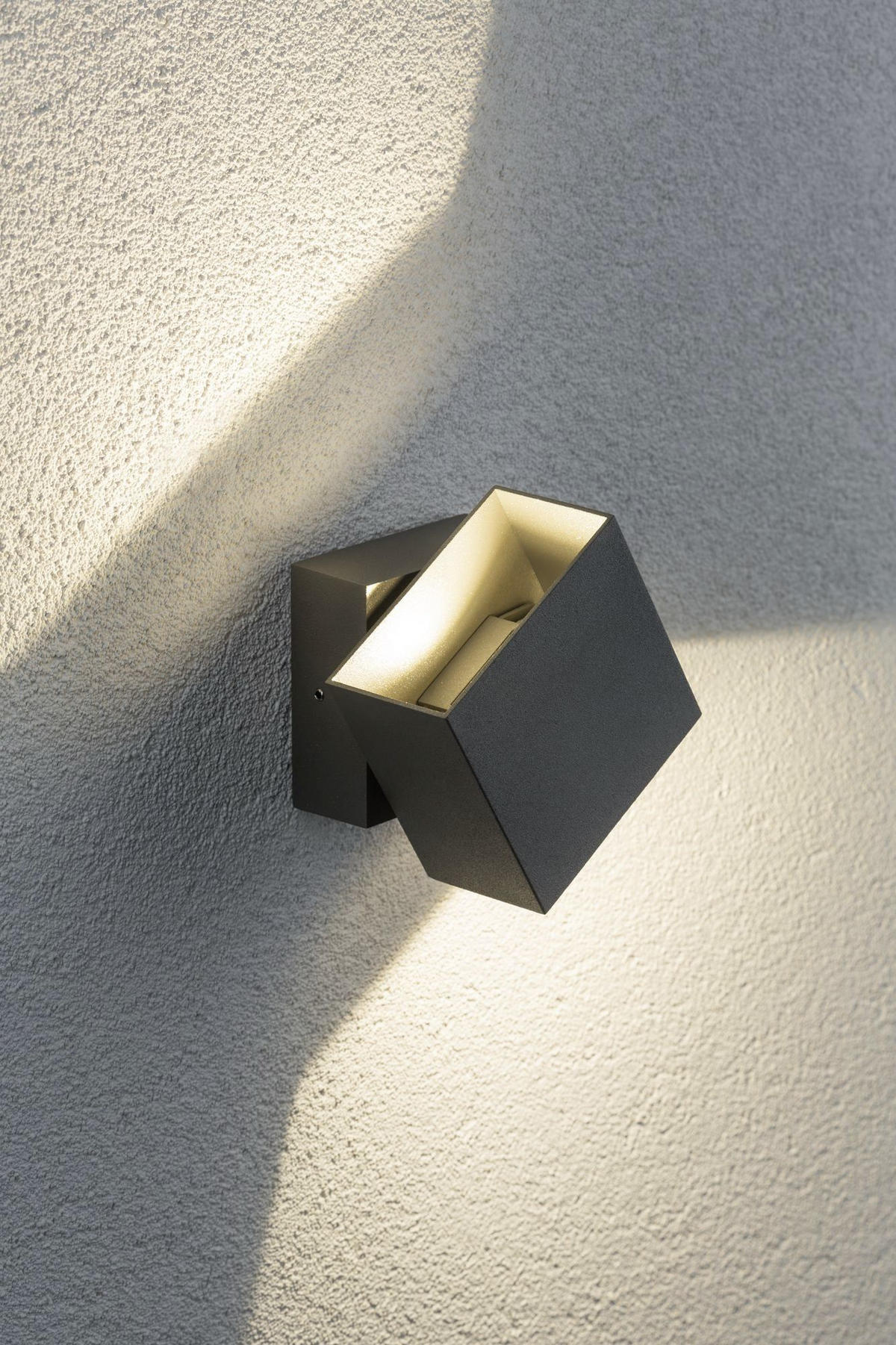 LED-WANDLEUCHTE   - Grau, Basics, Metall (10/9,3/10cm) - Paulmann