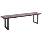 SITZBANK 160/50/40 cm  in Anthrazit, Eichefarben  - Eichefarben/Anthrazit, Design, Holz/Metall (160/50/40cm) - Novel