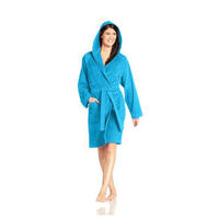 BADEMANTEL XL Unisex  - Türkis, Basics, Textil (XLnull) - Vossen