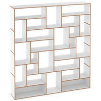 REGAL Weiß, Buchefarben  - Buchefarben/Weiß, MODERN, Holzwerkstoff (198/220/35cm) - Tojo