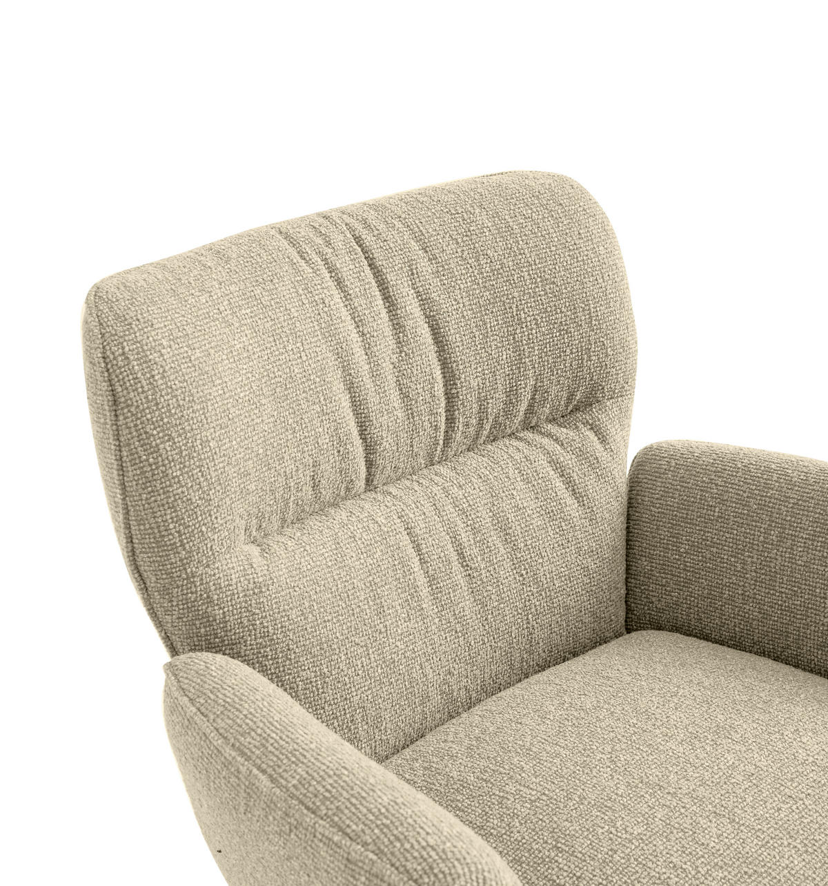 ARMLEHNSTUHL  in Eisen Leinenoptik  - Schwarz/Grün, Design, Textil/Metall (67/86/68cm) - Novel