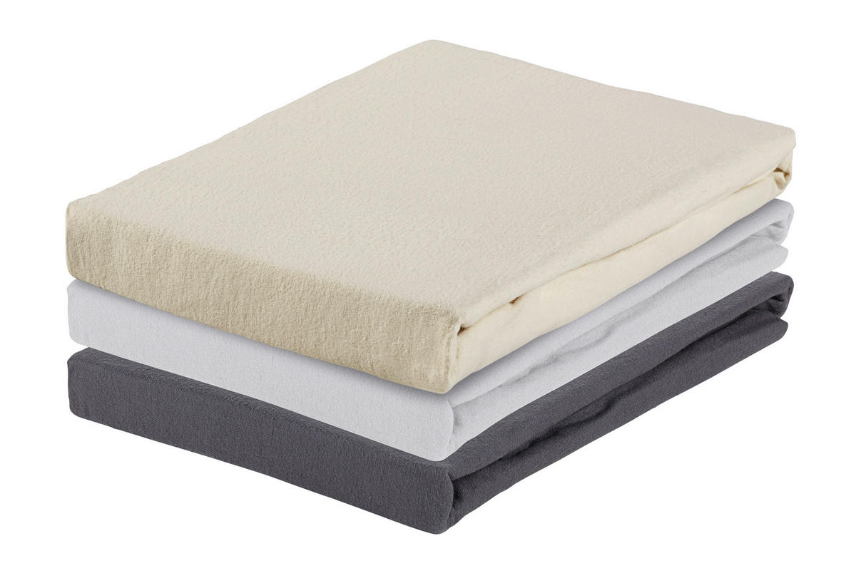 SPANNLEINTUCH 90/200 cm  - Weiß, Basics, Textil (90/200cm) - Novel