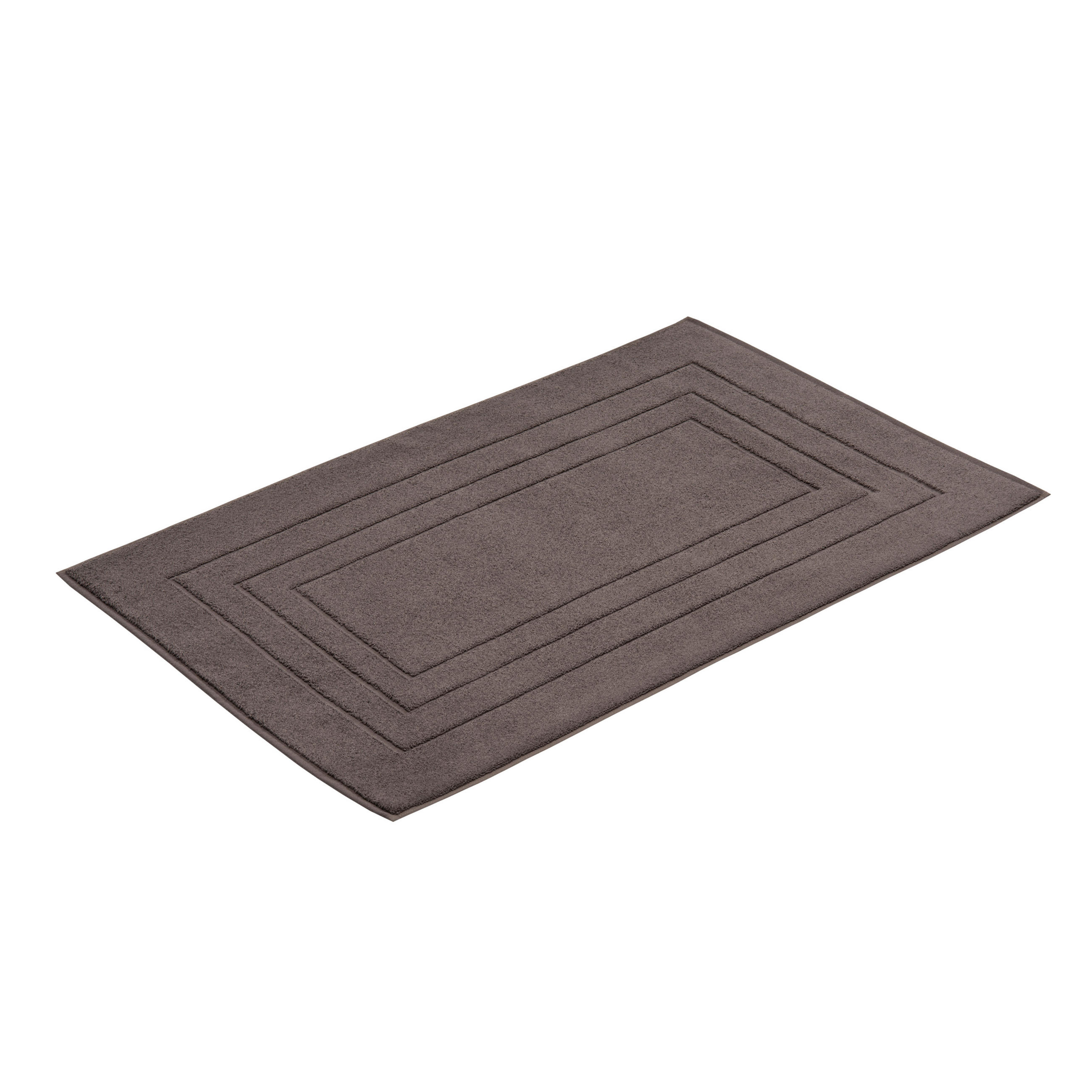 BADEMATTE Graubraun 67/120 cm  - Graubraun, Basics, Textil (67/120cm) - Vossen