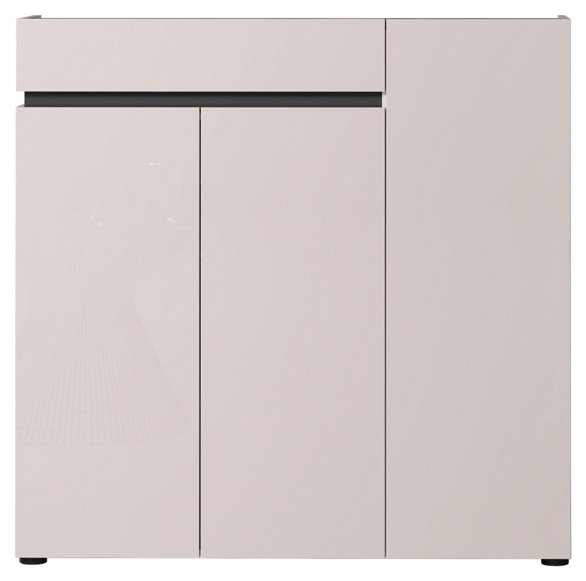 SCHUHSCHRANK Anthrazit, Kaschmir  - Kaschmir/Anthrazit, Design, Holzwerkstoff/Kunststoff (120/118/34cm) - Voleo
